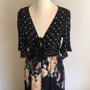 NWOT ⭐️ Altar’d State Beaded Maxi Dress